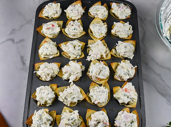 Crab & Artichoke Dip Cups - Step 4